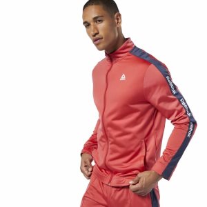 Reebok Training Essentials Linear Logo Track Jacke Herren - Rot - DE 567-KDV